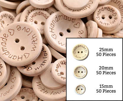Handmade with Love - 15/20/25mm