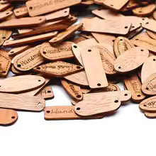 Mixed Wood Tags - 8-30mm / 50 pieces