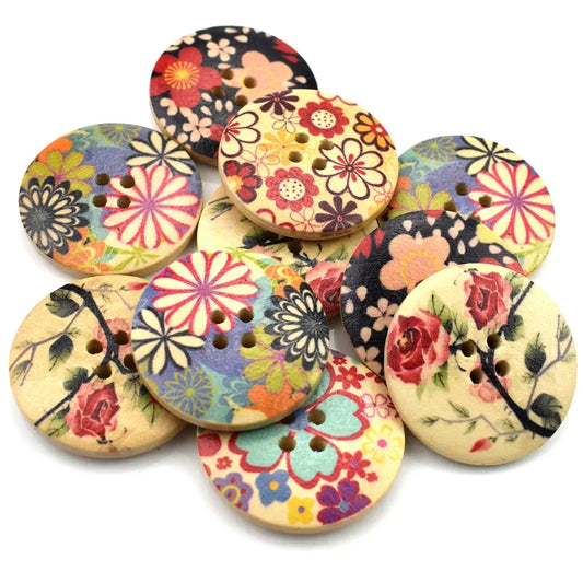 Beautiful Flower Mix - 30mm / 10 pieces