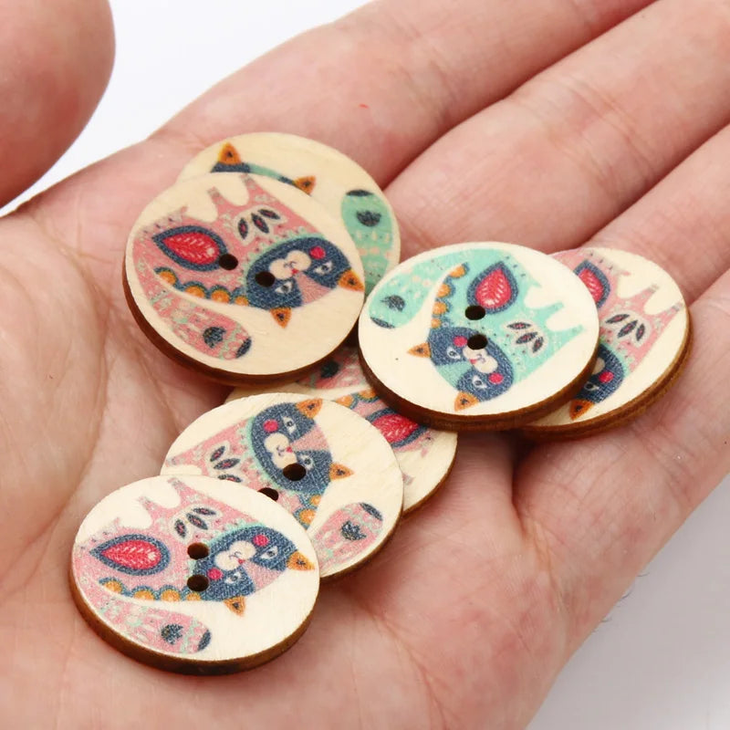 Super Cute Mixed Haberdashery Decorative Buttons - 25mm / 30 pieces