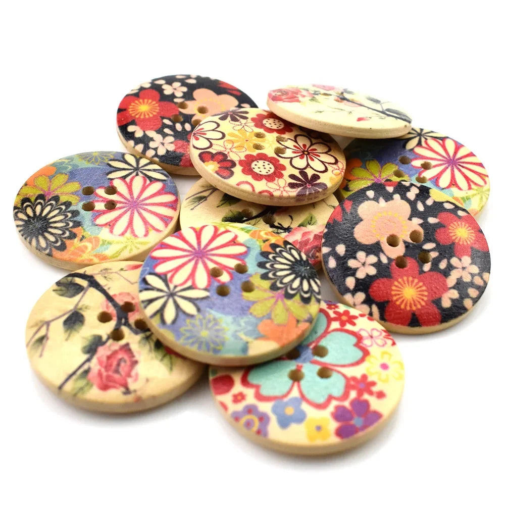 Beautiful Flower Mix - 30mm / 10 pieces