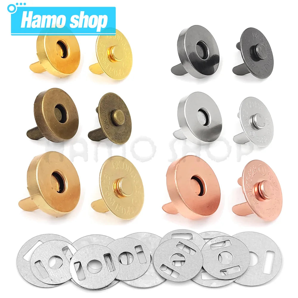 Magnetic Snap Fasteners, No Sewing Necessary! 14-18mm / 10sets