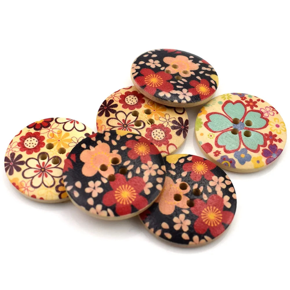 Beautiful Flower Mix - 30mm / 10 pieces