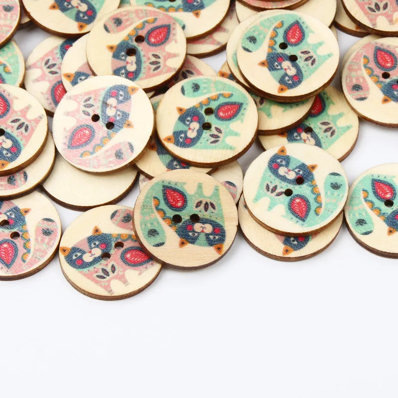 Super Cute Mixed Haberdashery Decorative Buttons - 25mm / 30 pieces