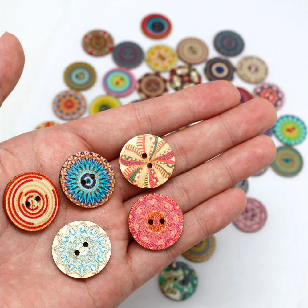 Beautiful Vintage Random Mix - 25mm / 50 & 100 pieces