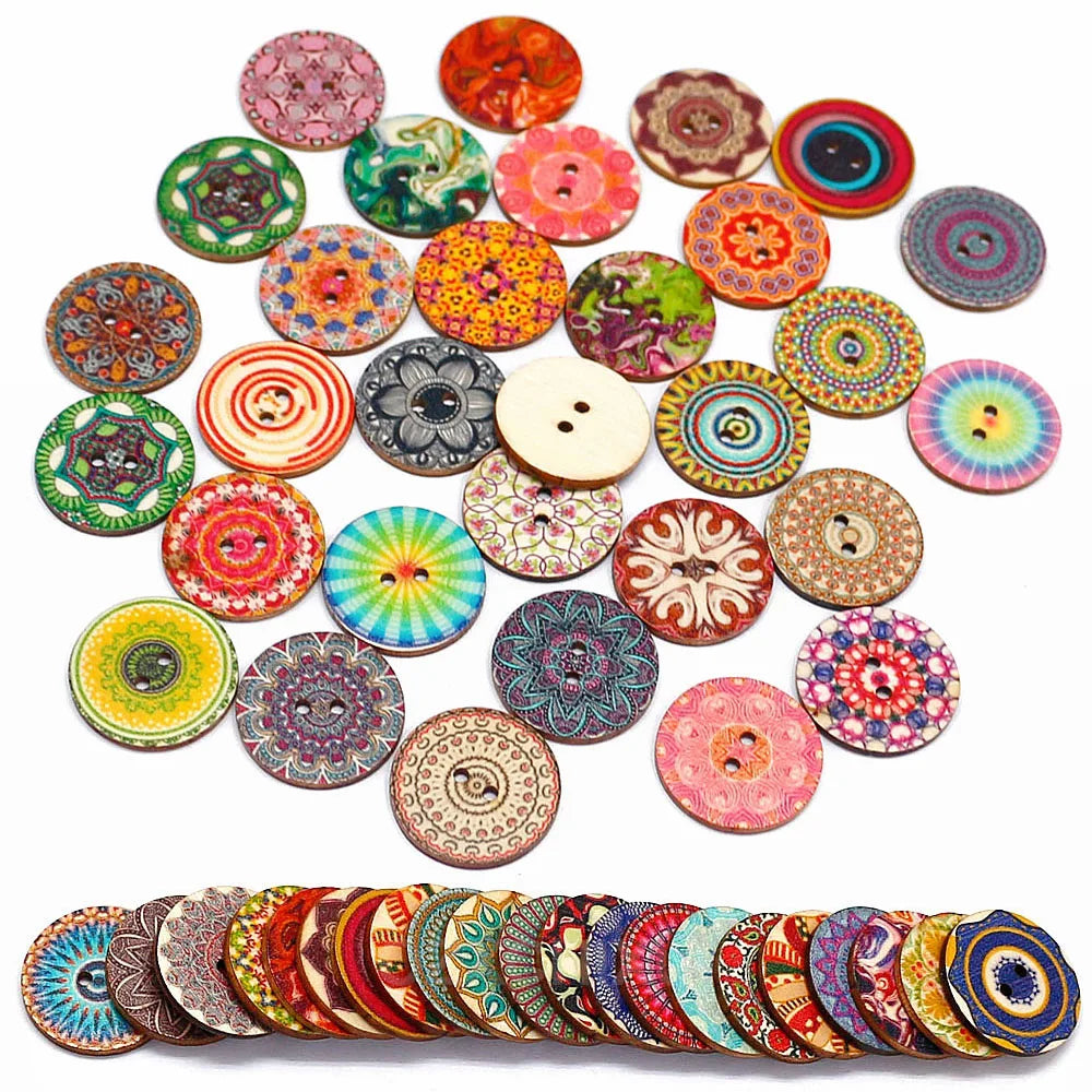 Beautiful Vintage Random Mix - 25mm / 50 & 100 pieces