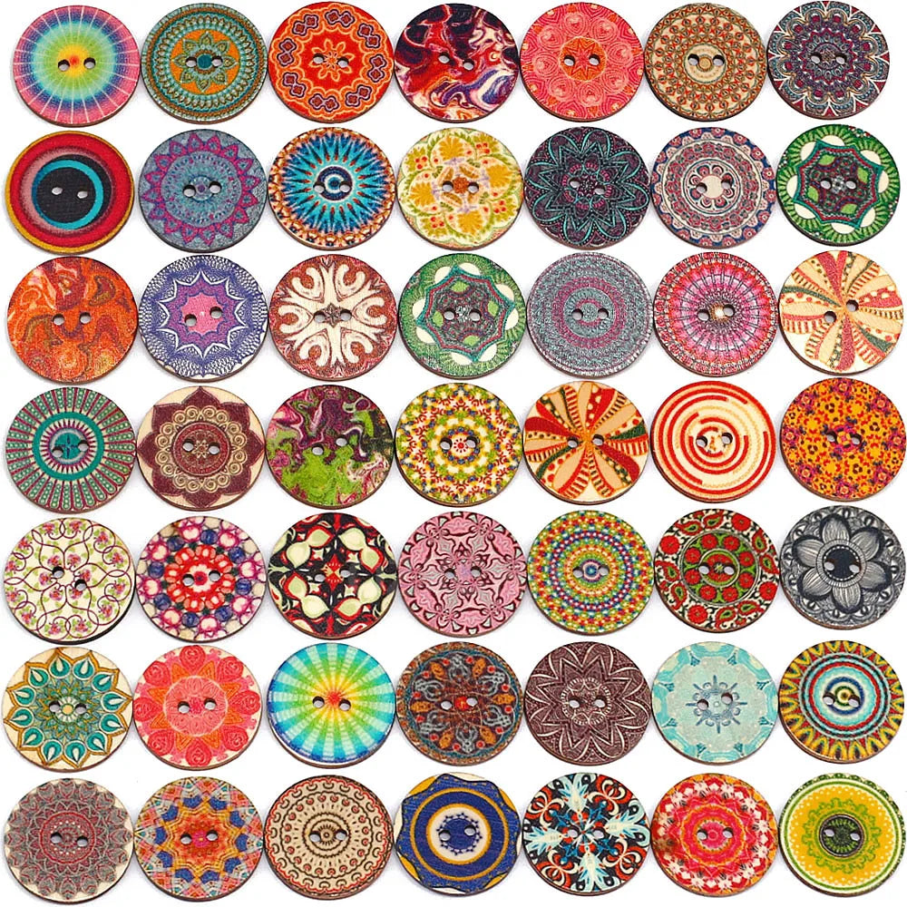 Beautiful Vintage Random Mix - 25mm / 50 & 100 pieces