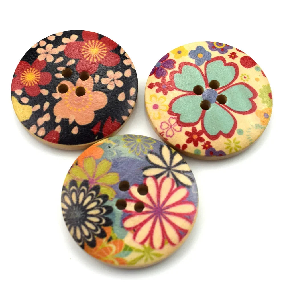 Beautiful Flower Mix - 30mm / 10 pieces