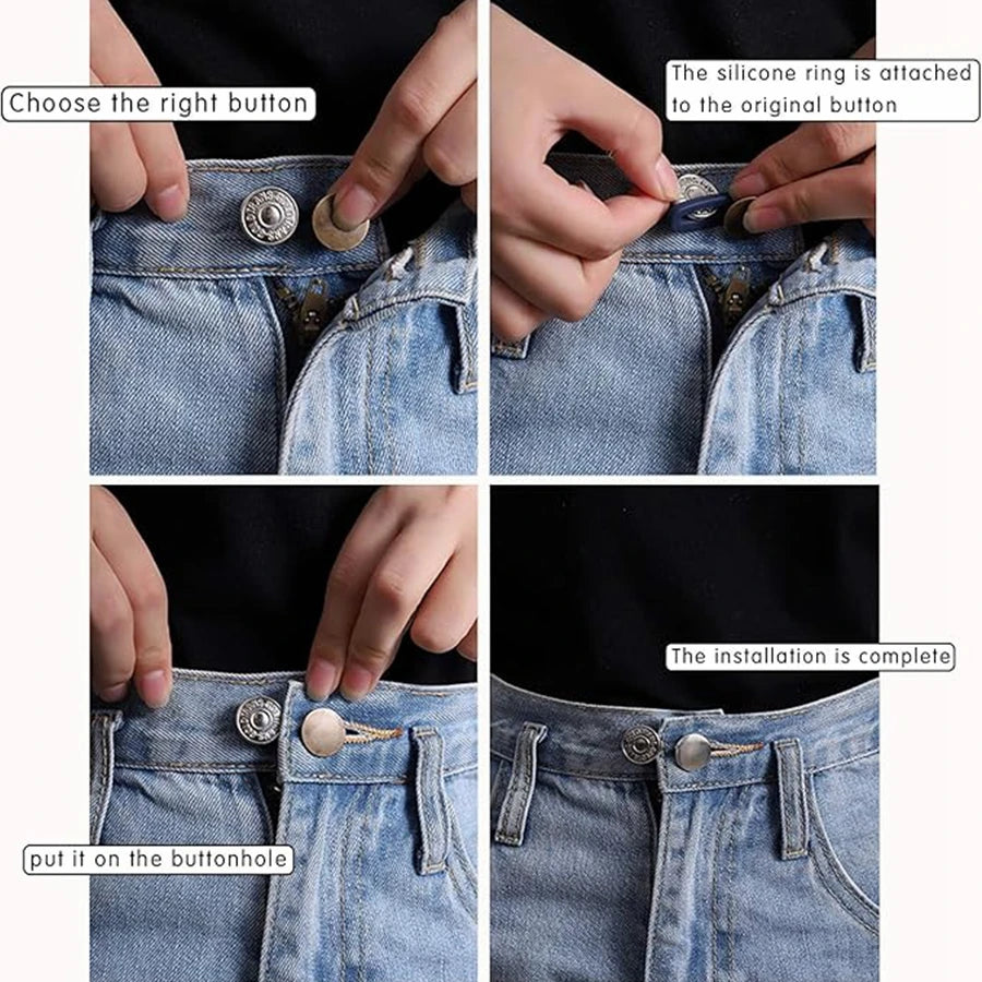 5Pcs Button Extender for Pants & Jeans