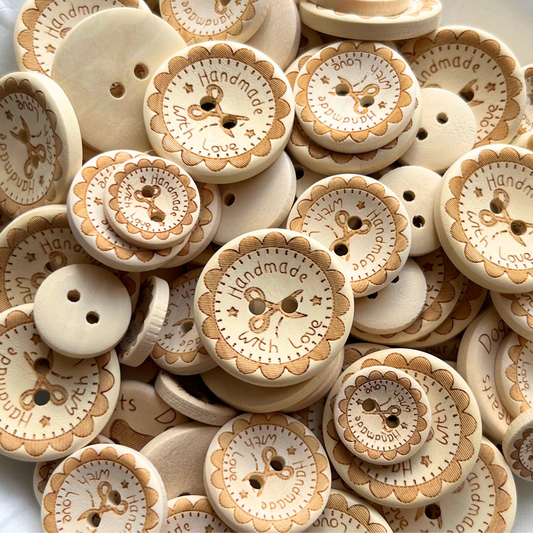 Handmade With Love with Ruffle - 15/20/25mm