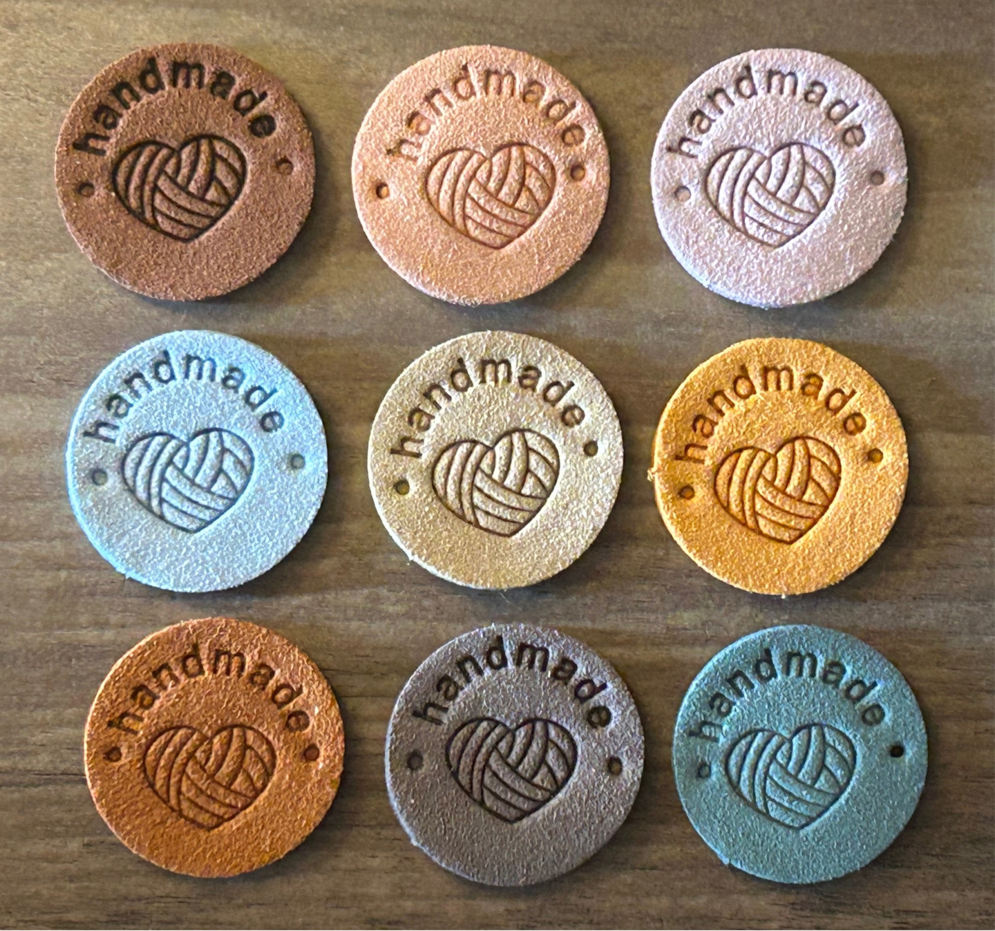 Round Sew-In Labels - 1" in Diameter / 20 pieces