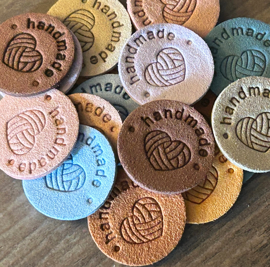 Round Sew-In Labels - 1" in Diameter / 20 pieces