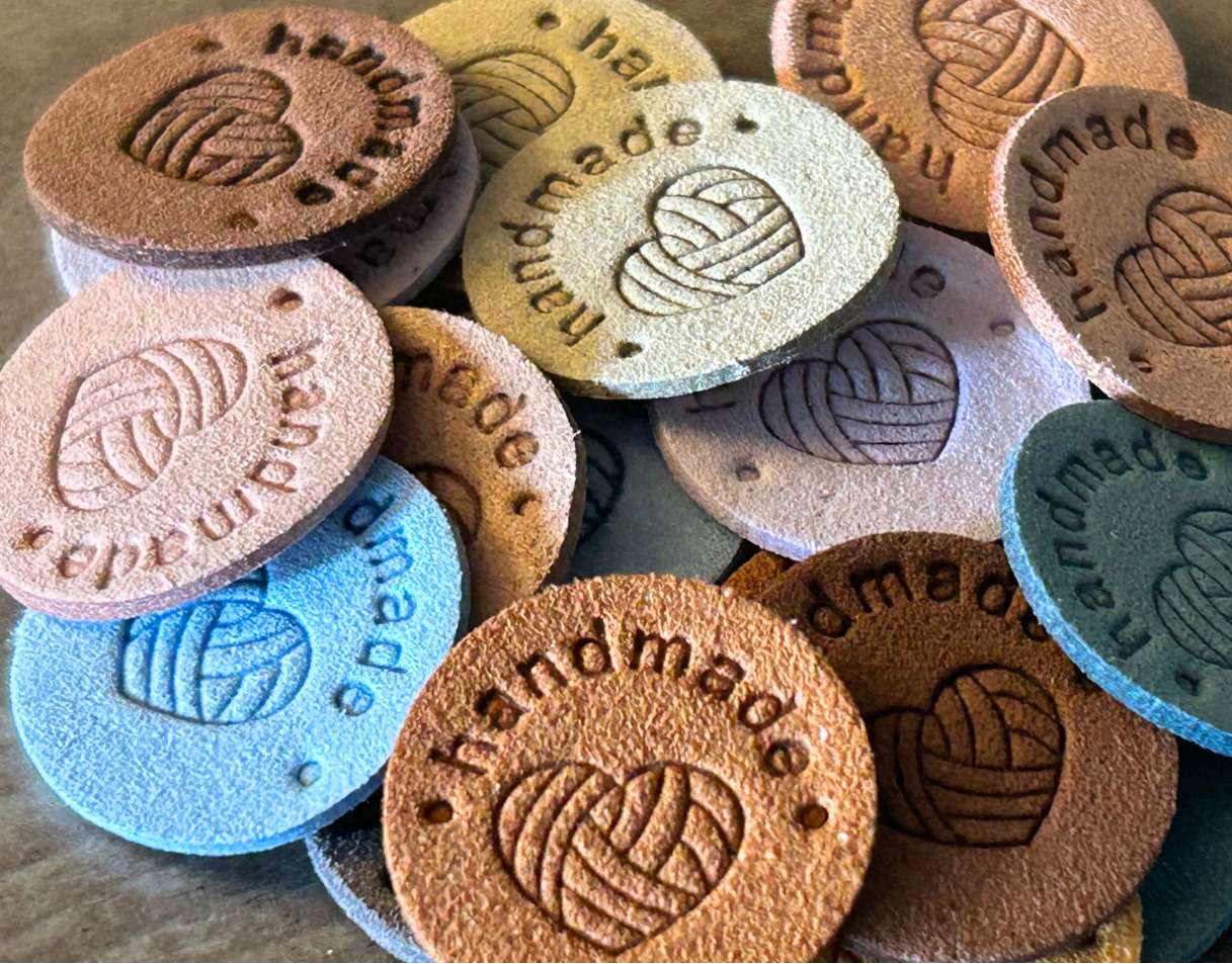 Round Sew-In Labels - 1" in Diameter / 20 pieces