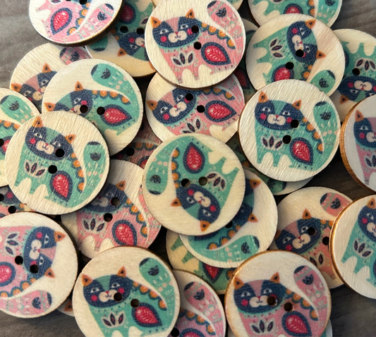Cute Kitty Mix - 25mm / 30 pieces