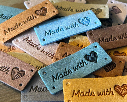 Rectangle Sew-In Labels - 2" x .75" / 20 pieces