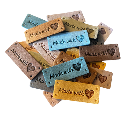 Rectangle Sew-In Labels - 2" x .75" / 20 pieces