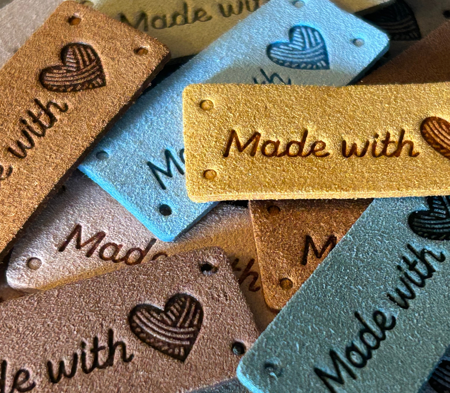 Rectangle Sew-In Labels - 2" x .75" / 20 pieces