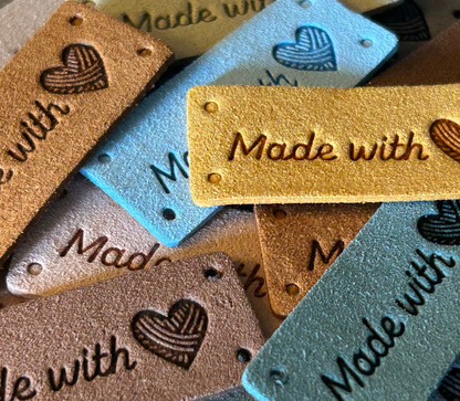 Rectangle Sew-In Labels - 2" x .75" / 20 pieces