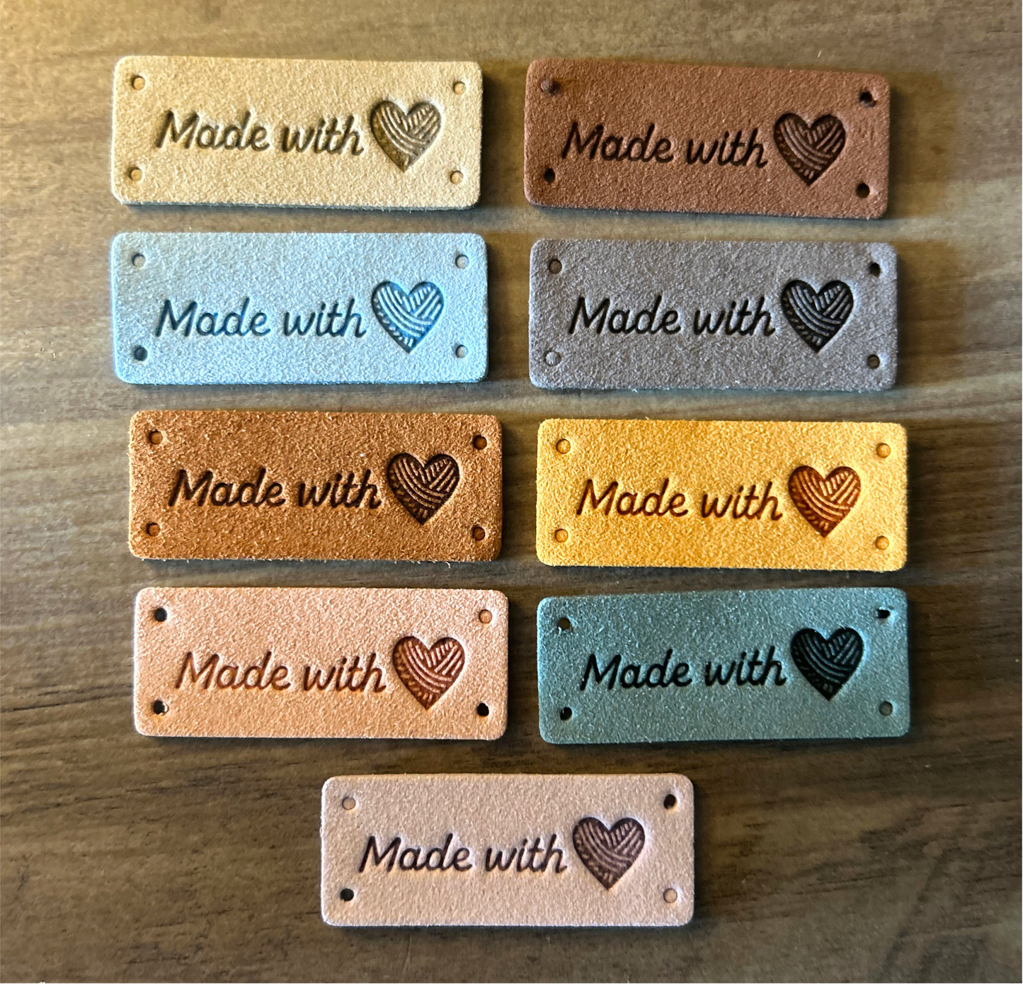 Rectangle Sew-In Labels - 2" x .75" / 20 pieces