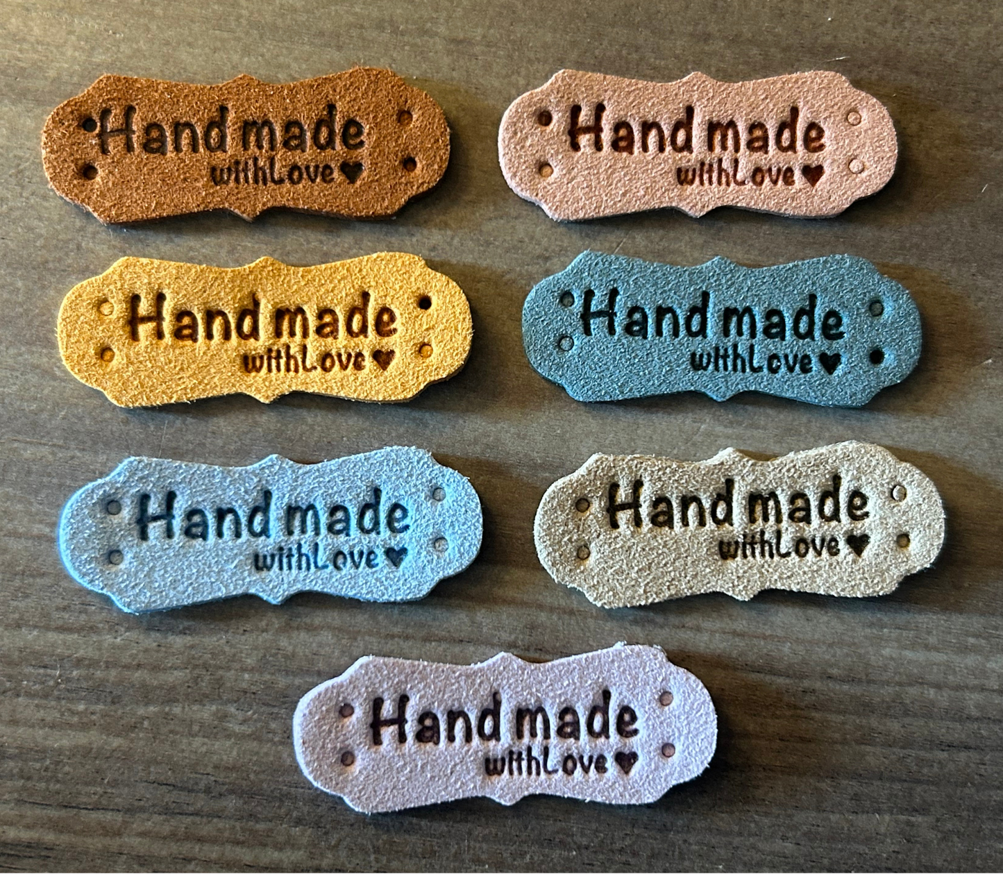 Fancy Sew-In Labels - 1.75" x .50" / 20 pieces